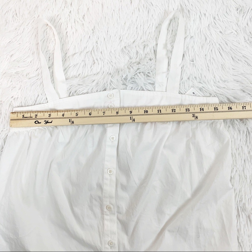 Vineyard Vines button up solid white tank top New women XXS