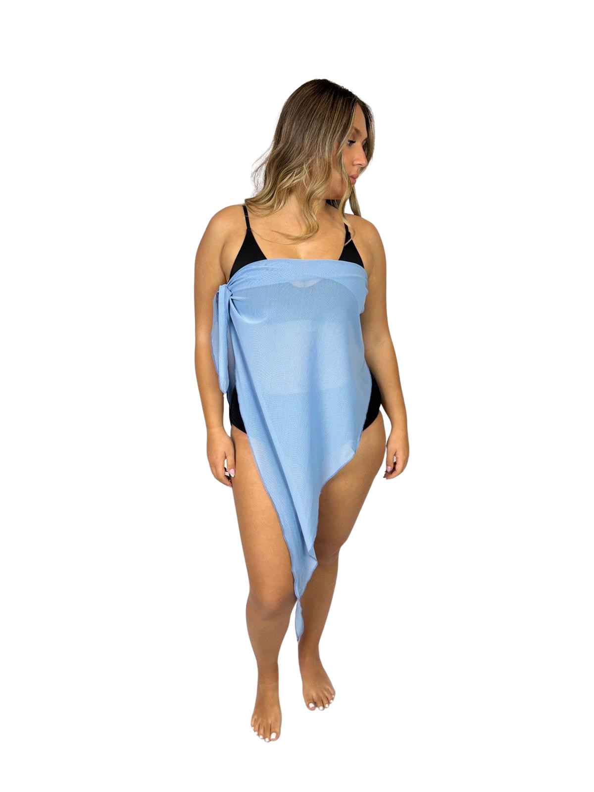 inkaWrap by Inka Resort: MULTIFUNCTIONAL SWIM COVER UP – BLACK – Size 1: XS/L