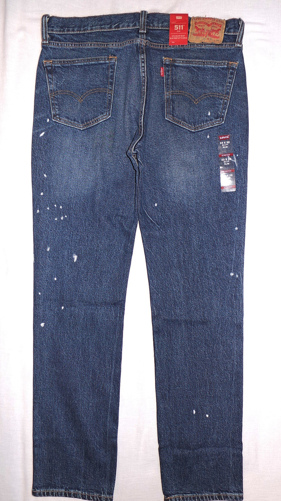 Levis 511 Slim Fit Stretch Mens Jeans Sizes: 29,30,31,32,33,34,36 #5112738 Levi