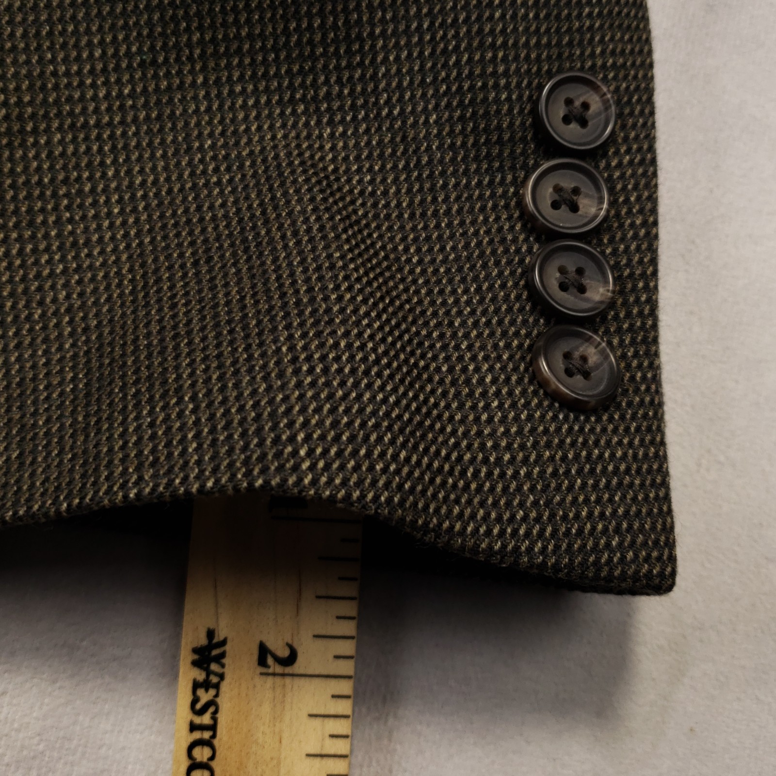 Lauren Ralph Lauren Sport Coat Mens 48L Wool Tic Weave Two Button Single Vented