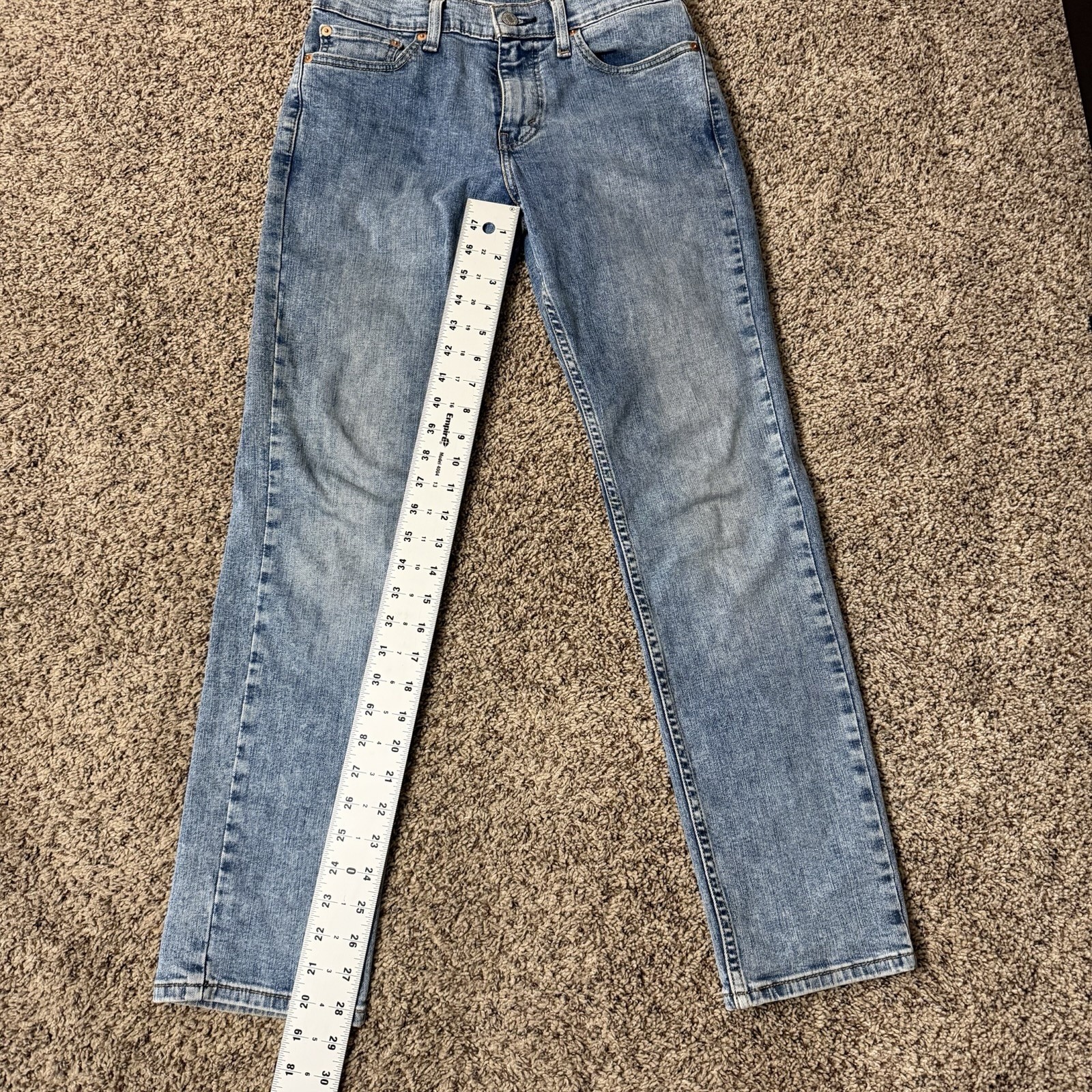 Levi’s 511 Slim Fit Jeans Men’s 29×30 Blue Light Wash Denim Red Tab
