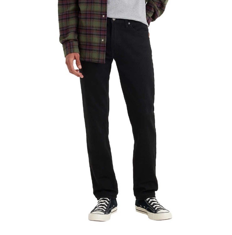 Levi’s 511 Men’s Slim Fit Stretch Sits Below Waist Jeans, Black, Size 40X32