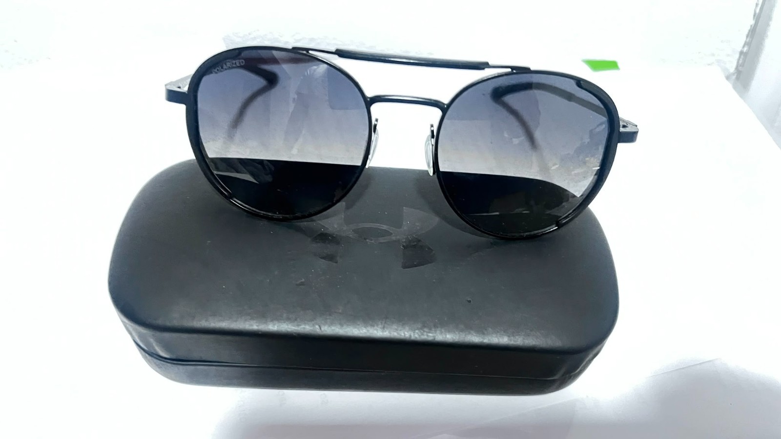 Under Armour UA 0008/G/S Polarized Sunglasses Black Grey Gradient 55mm w/ Case