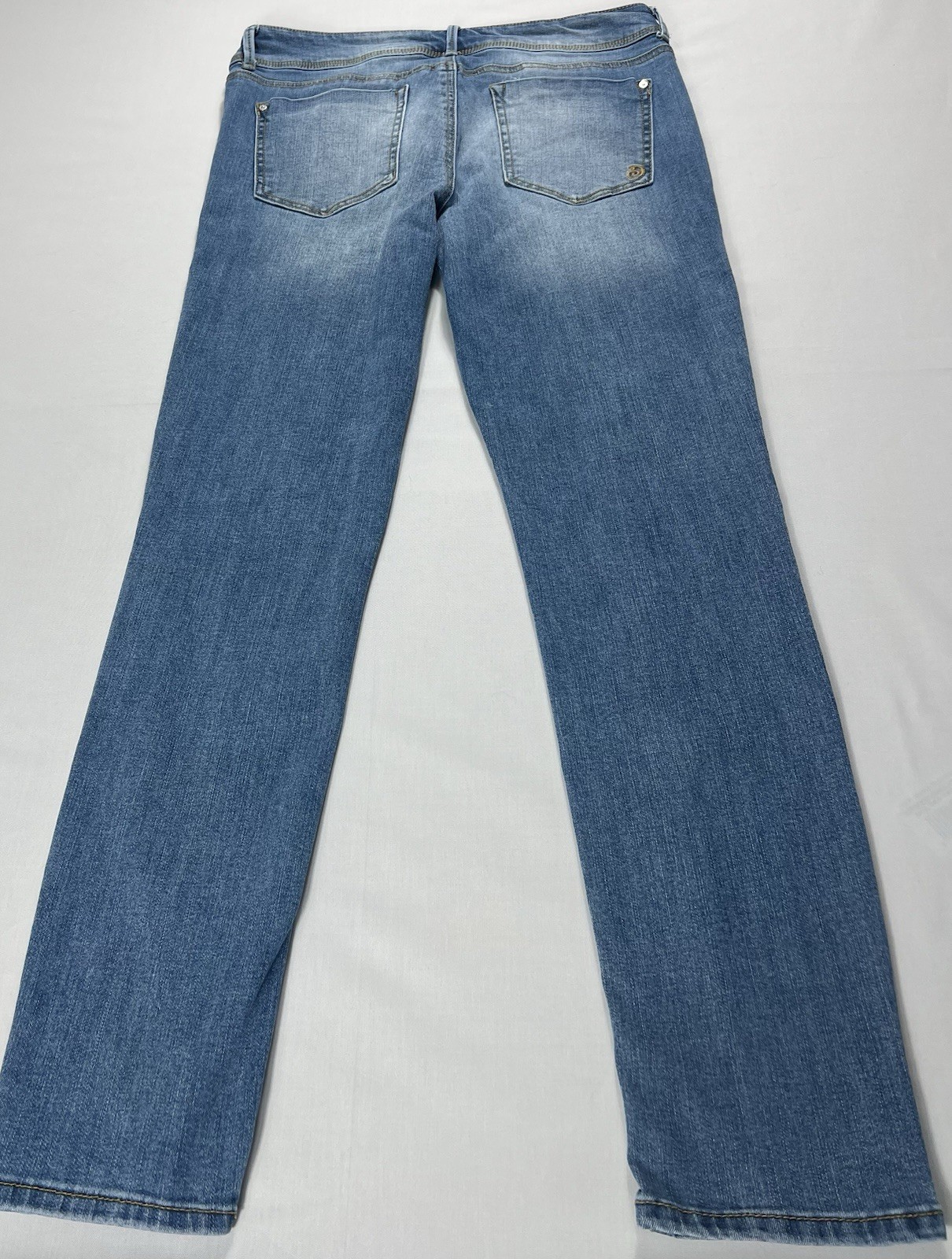 Indigo Rein Women’s Slim Fit Straight Leg Blue Denim Jeans Size 15 Pockets
