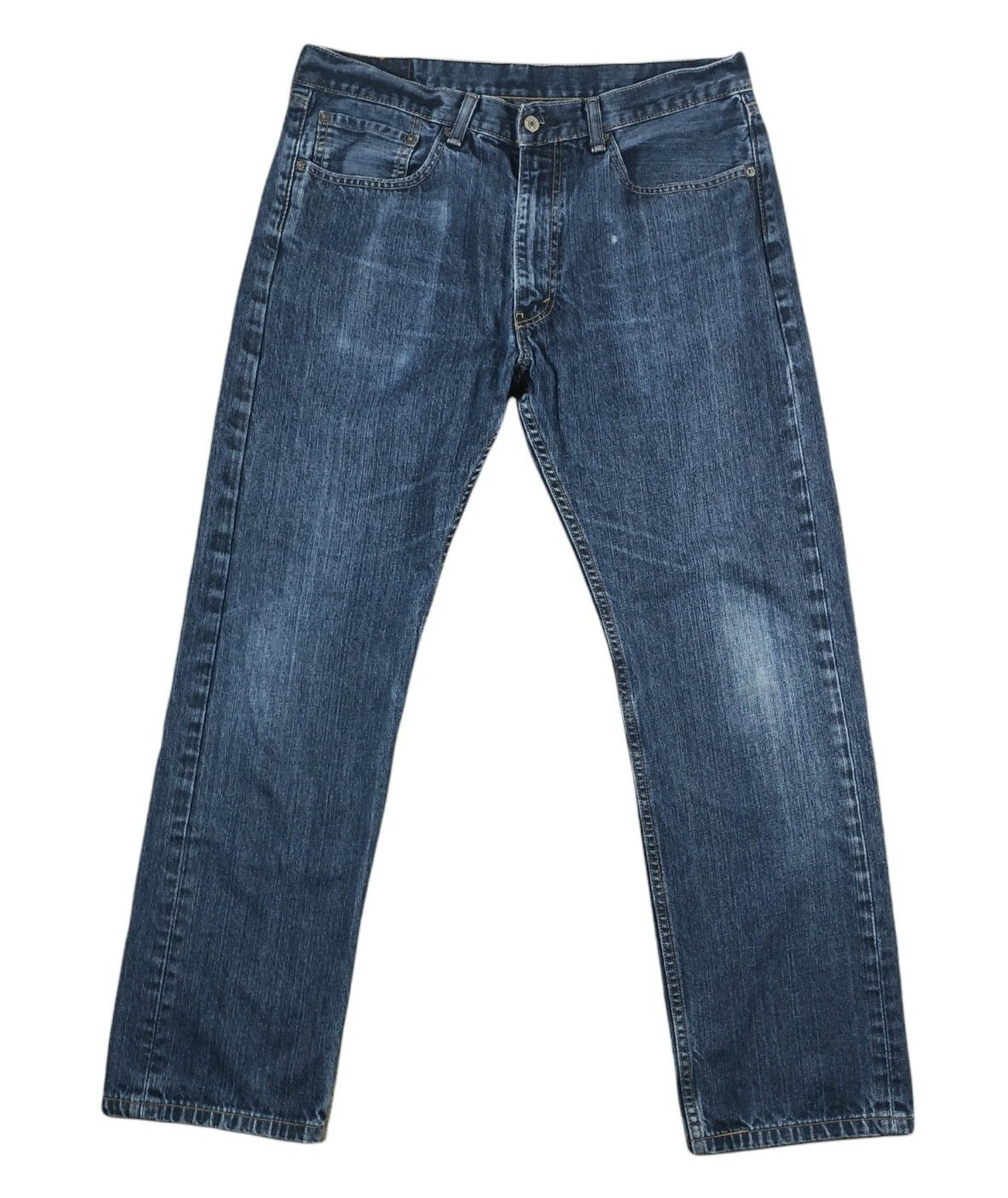 LEVI’S 505 Mens Jeans Straight Leg Regular Fit Zipper Fly 5 Pocket Blue 36X32