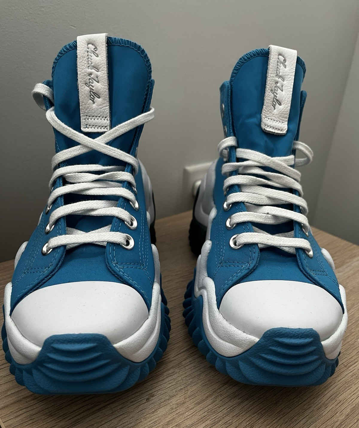 Converse Run Star Motion High Top Sneakers A03076C Blue/White/Black Lace Up
