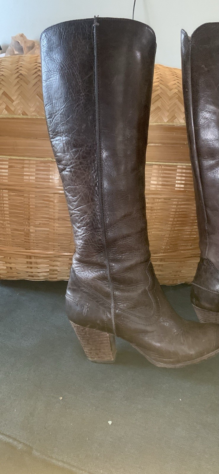 VTG Frye Renee Sean Talk Leather Boot size 7.5