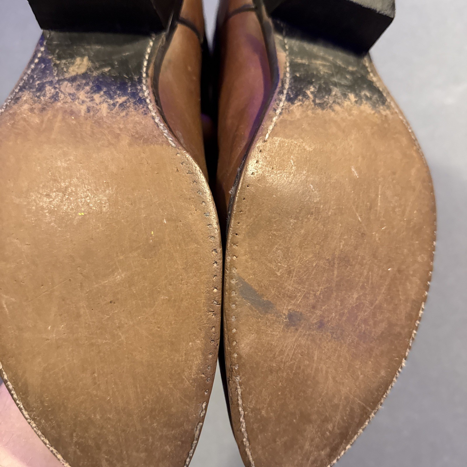 Vtg Justin Diamond Womans Western Boots Brown Leather Cowgirl Sz 10d 51014