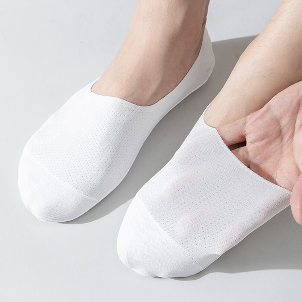 Men Hosiery Ultra-thin Socks Boat Socks Mesh Socks Invisible Socks Casual Solid✔