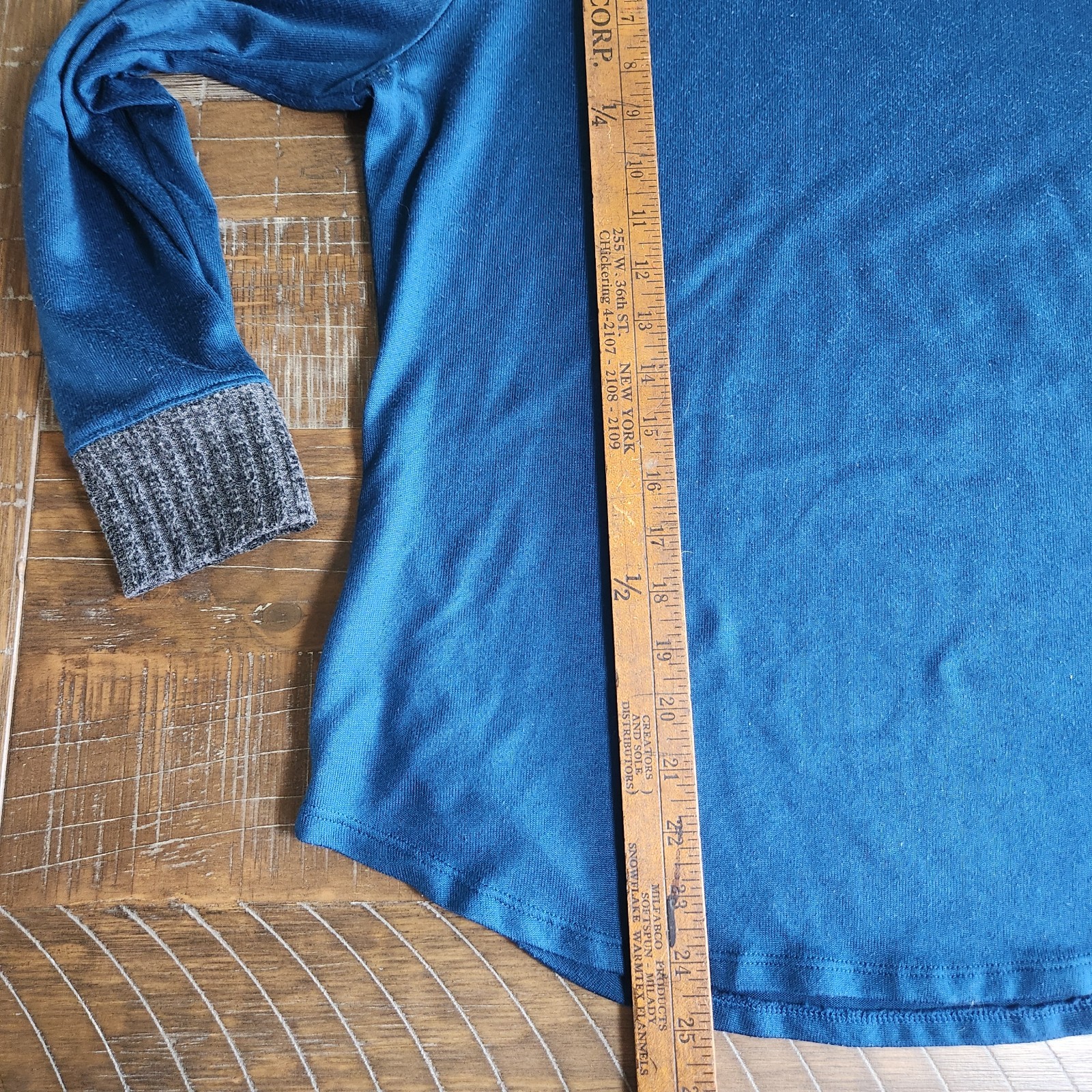 Cuddl Duds Womens Medium Blue Plaid Pajama Lounge Set Softwear Thermal EUC