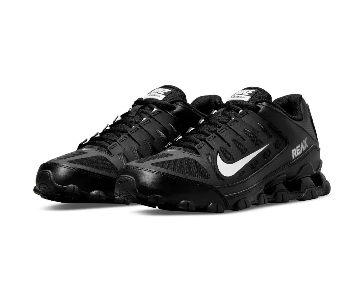 NEW Nike Reax 8 TR Mesh Black White Training Shoes 621716-033 Mens Sizes