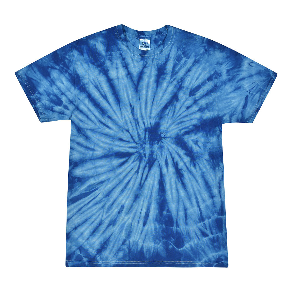 Tie Dye T-Shirts Multi-Color Adult XL 100% Cotton Colortone