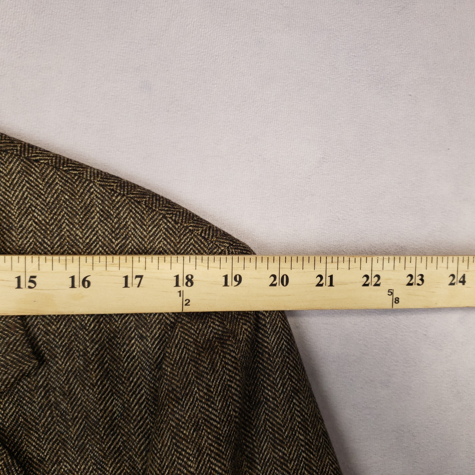 J Crew Oarsman Vtg Tweed Blazer Mens 41R Wool Two Button Single Vented Made USA