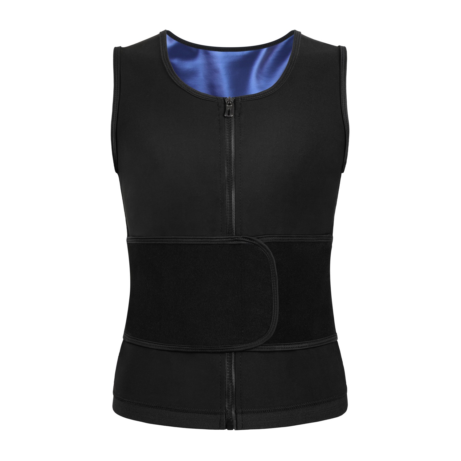 Men Body Shaper Sauna Sweat Vest Workout Tank Top Abdomen Reducer Waist Trainer