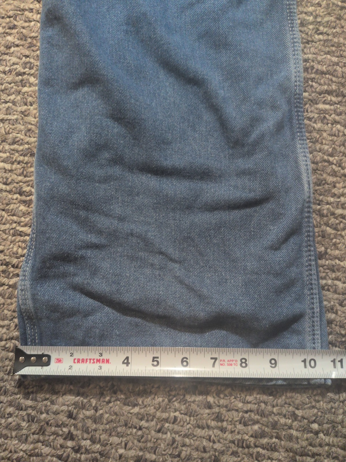 DICKIES Unisex Denim Bib Overalls 36×30 Light Wash. Gently Used. Great Condition