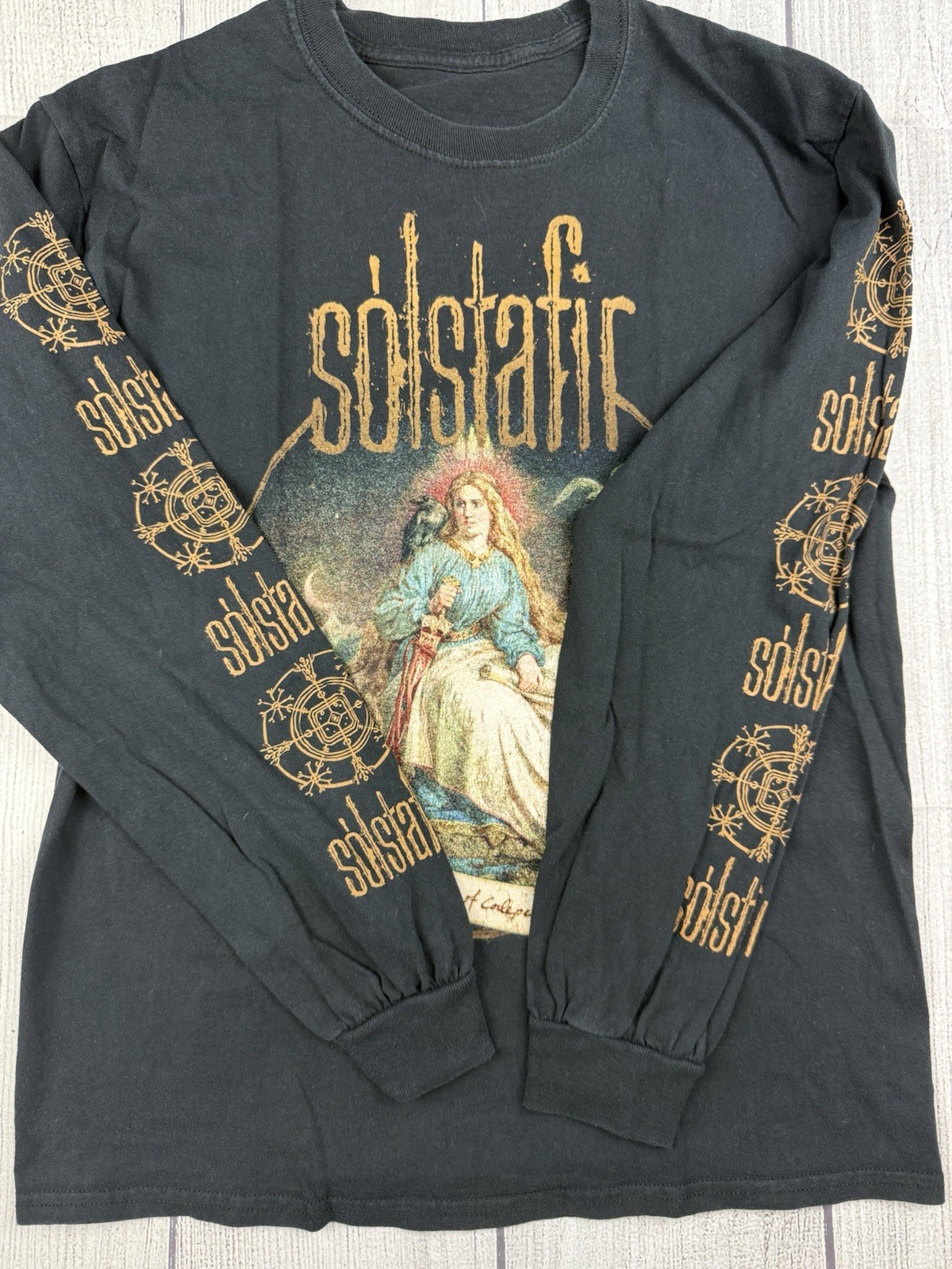 VGC! SOLSTAFIR Endless Twilight Of Codependent Love Album T-Shirt Black *Sz M