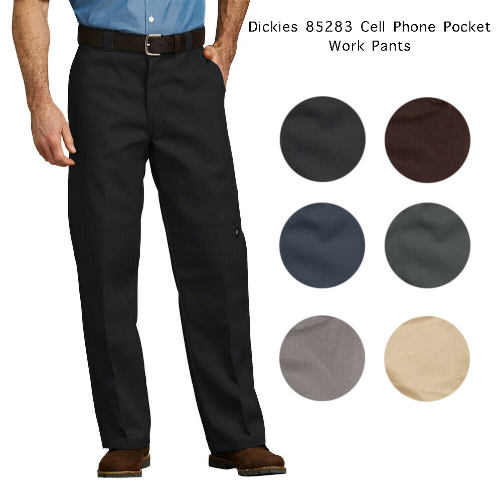 Dickies Men’s 85283 Loose Fit Double Knee Uniform Work Pants Trousers