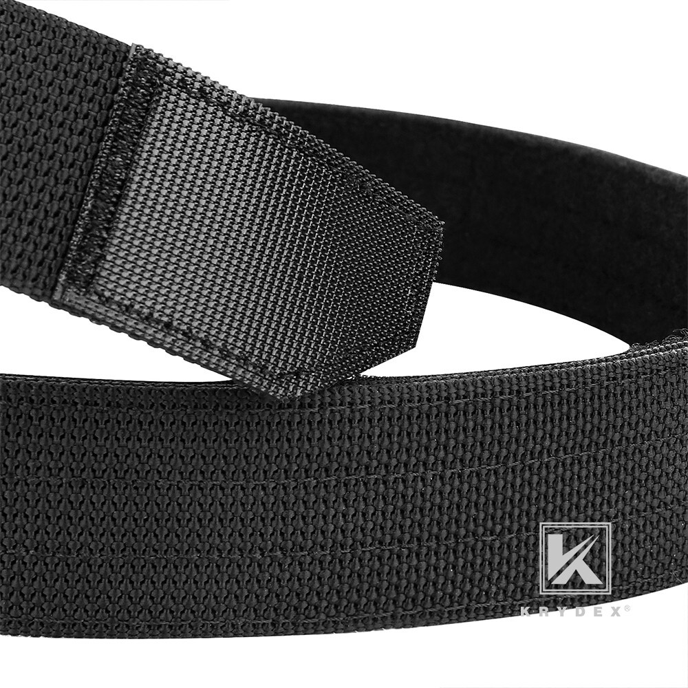 KRYDEX Tactical Belt Rigger Heavy Duty Belt Double Layers Quick Release Buckle