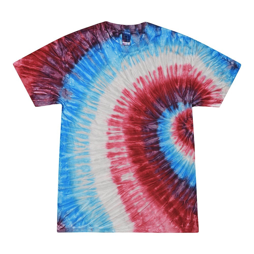 Colortone Tie Dye T-Shirt Unisex Rainbow Vibrant Cotton Tee S M L XL 2XL-5XL New