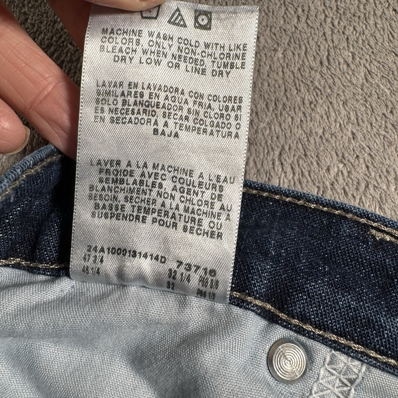 Wrangler Jeans Mens 44×32 Five Star Premium Carpenter Jeans Workwear