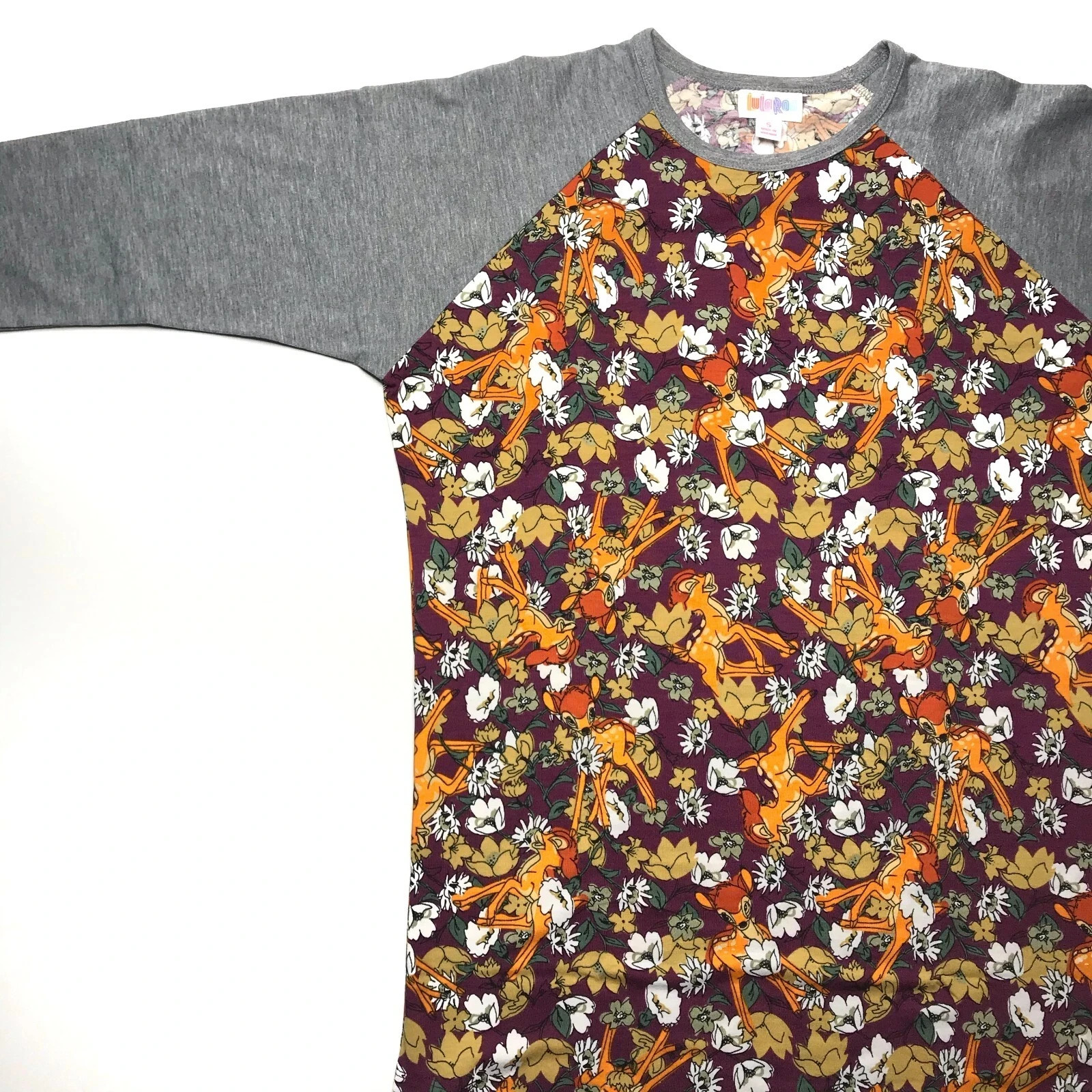 LuLaRoe Disney Randy Raglan Tee Women’s Top ~ 67+ Magical Prints Sizes XXS–3XL