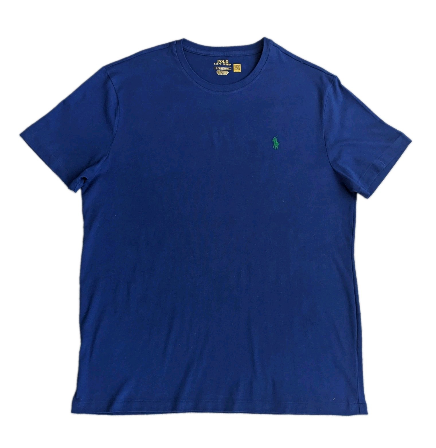 NWT Polo Ralph Lauren XL 46×29 T-Shirt Dk Blue Green Pony Cotton