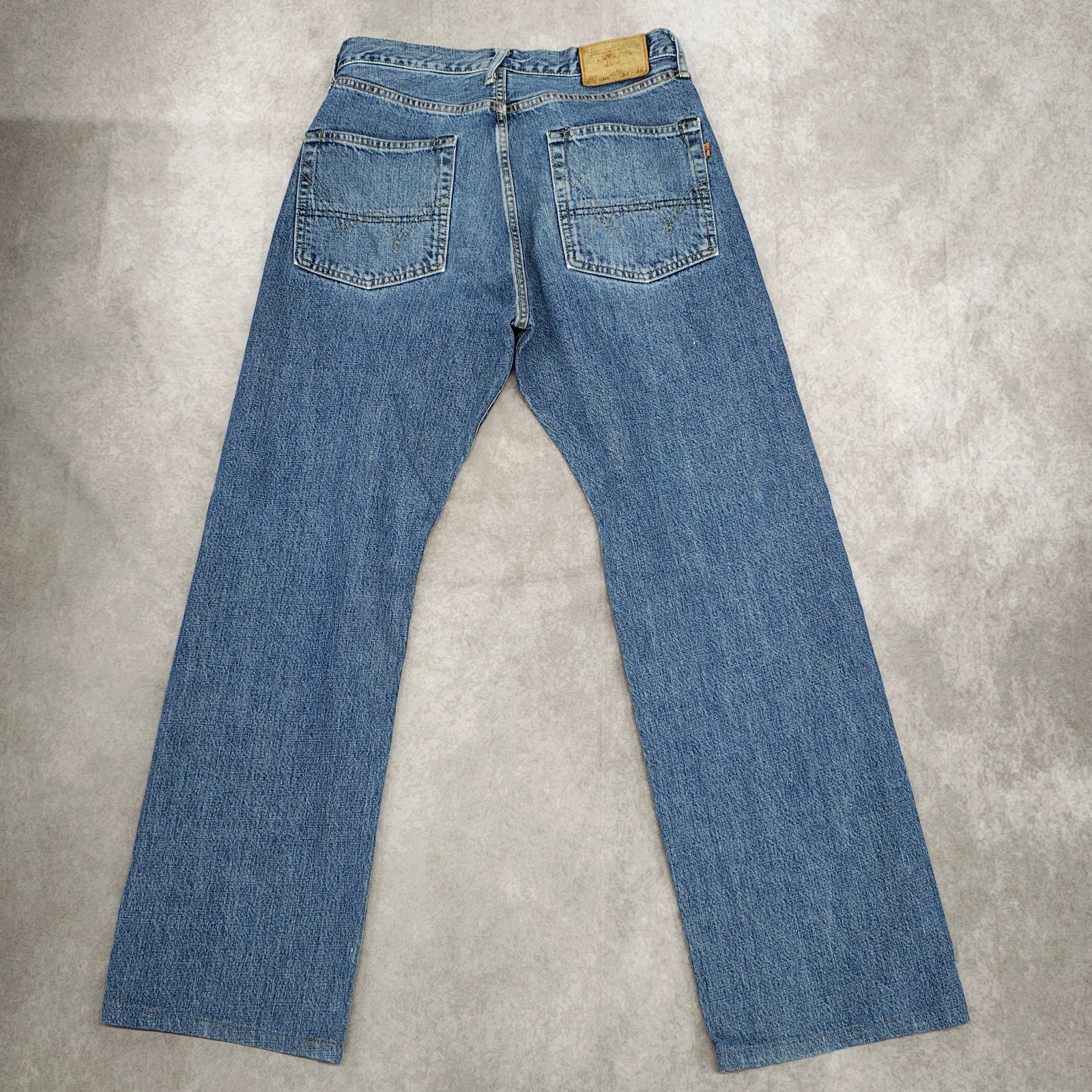 80s-90s VINTAGE edwin jeans men 505 W32 L30 made in Japan denim【E065】