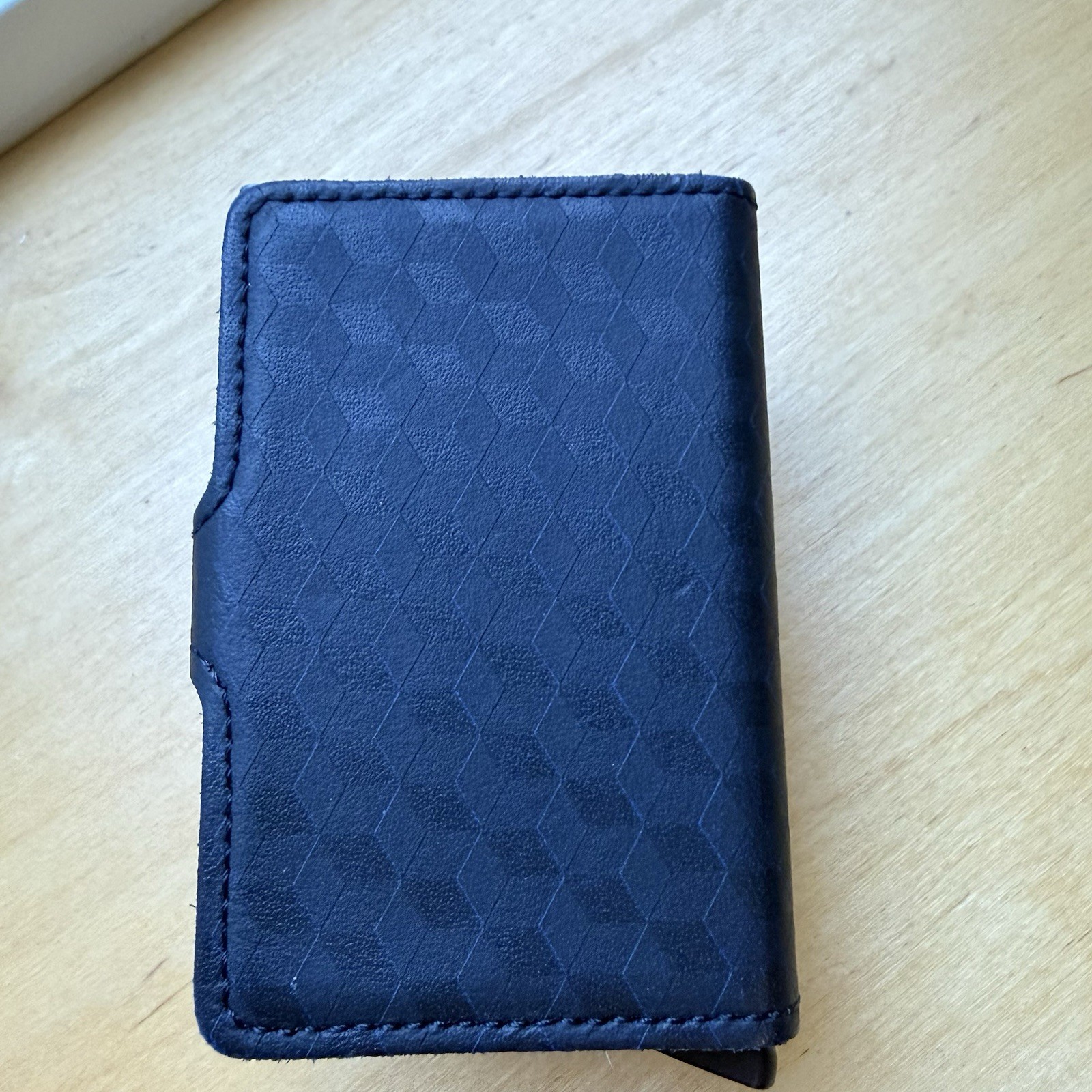 Secrid Men’s Slim Wallet Navy Blue Leather Compact