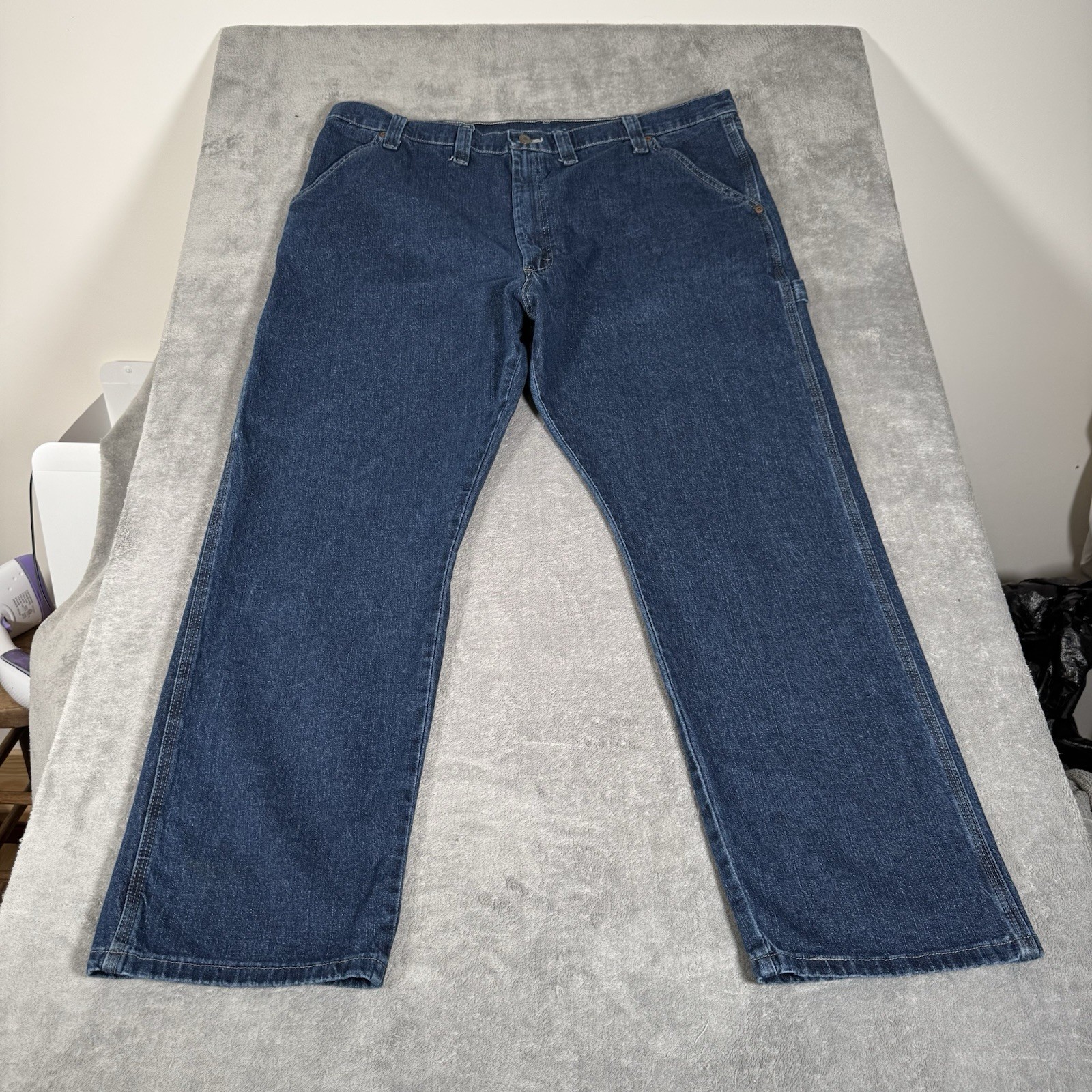 Wrangler Jeans Mens 44×32 Five Star Premium Carpenter Jeans Workwear