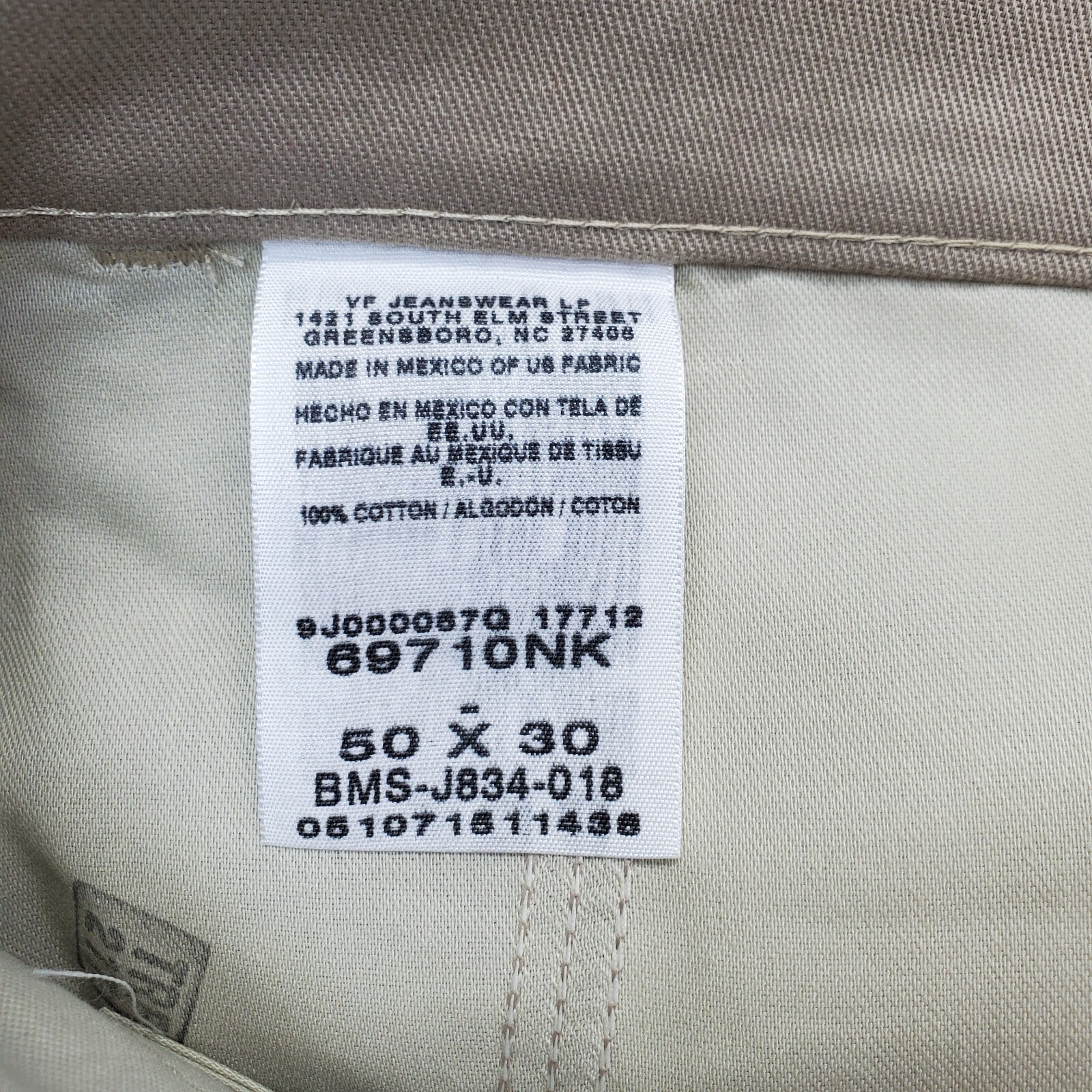 Timber Creek by Wrangler Dress Pants Men Size 50/30 Brown Pleated Expanded Waist