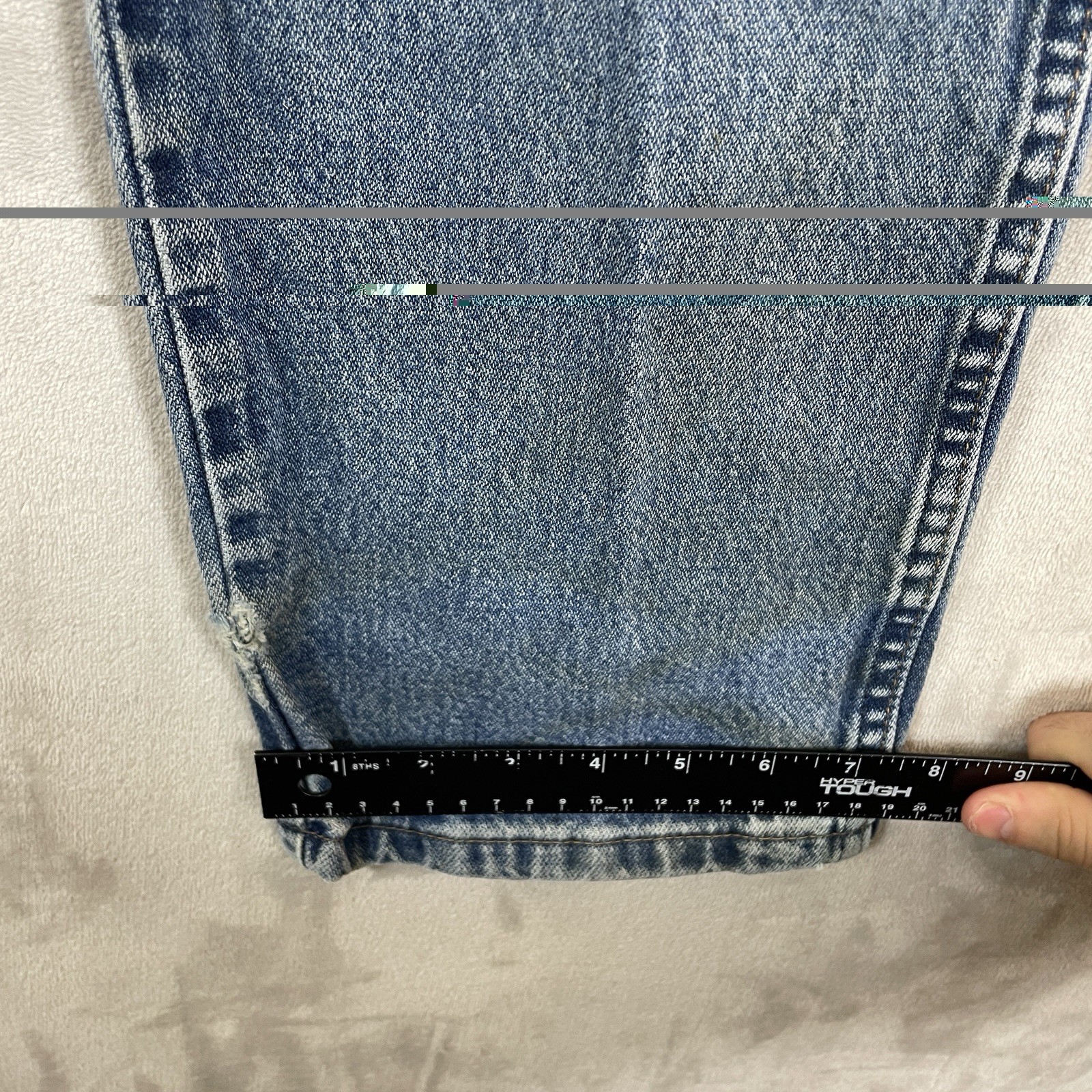 Wrangler 13MWZ Jeans 30×34 (fit 29×32) Cowboy Cut Whisker Distressed Faded VTG