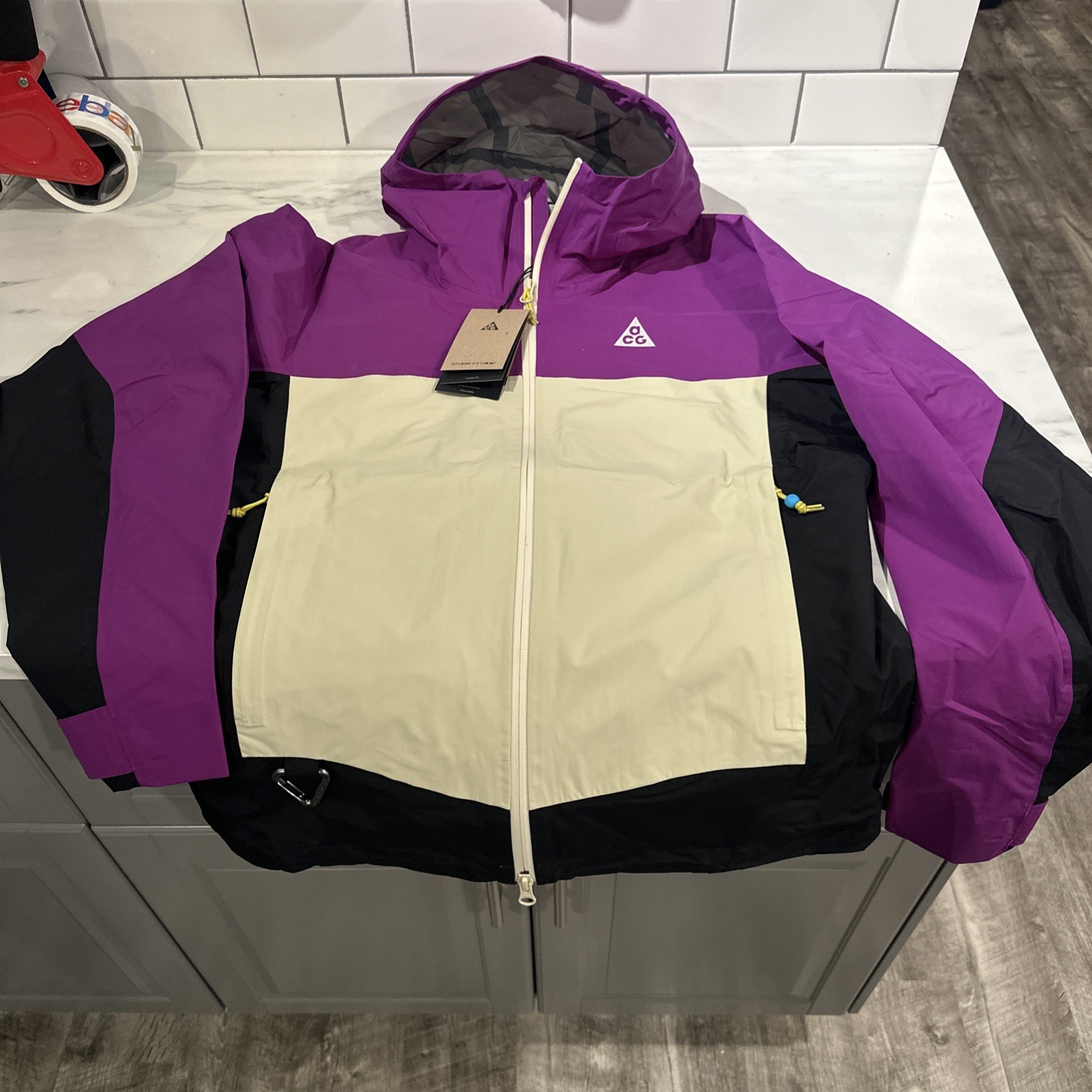NIKE ACG “MORPHO” STORM-FIT ADV RAIN JACKET HJ2687-505 $275 Mens Size XS New
