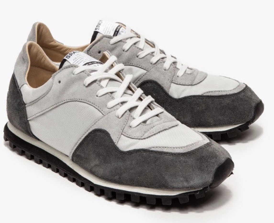 SPALWART Marathon Trail Suede Leather Sneakers Gray White Women Size 7 $300 NIB
