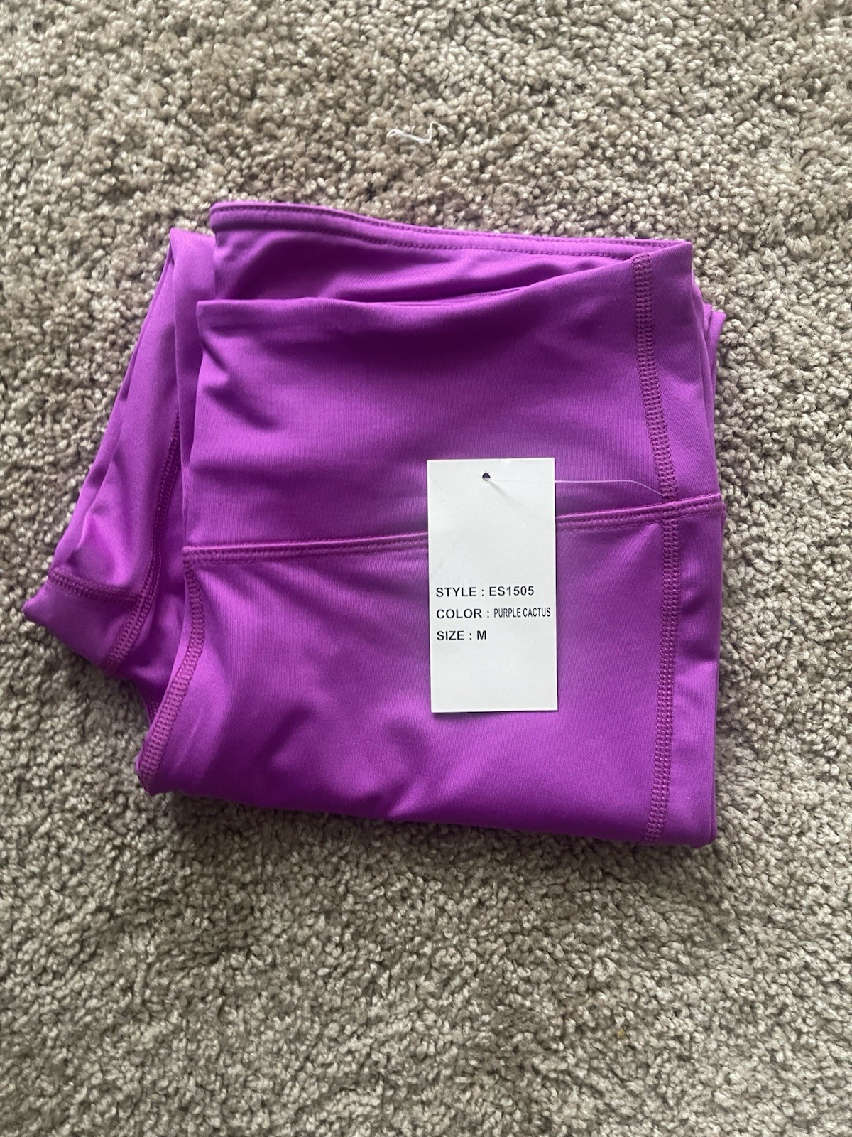 NWT Flex’n Cropped Seamless Leggings Bundle- Blue, Purple, Sage Green (Medium)
