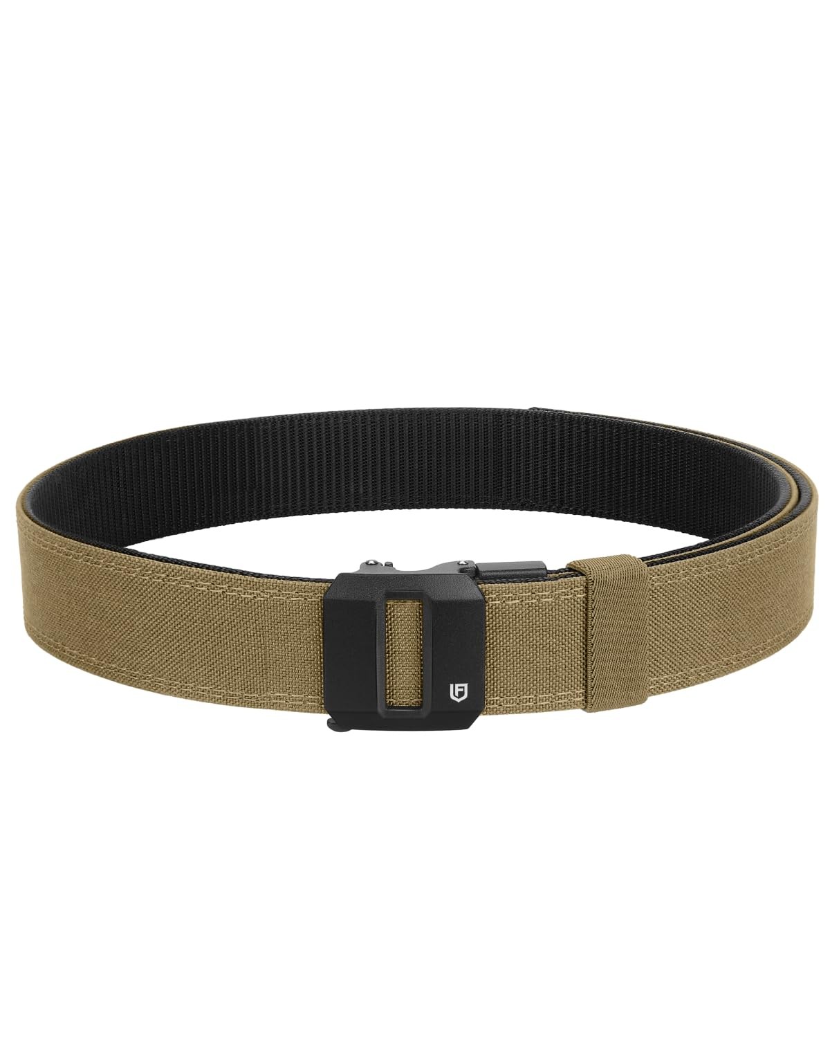 Tactical Gun Belt, Ratchet CCW EDC Stiff Heavy Duty Work 1.5″ Battle Conceale…