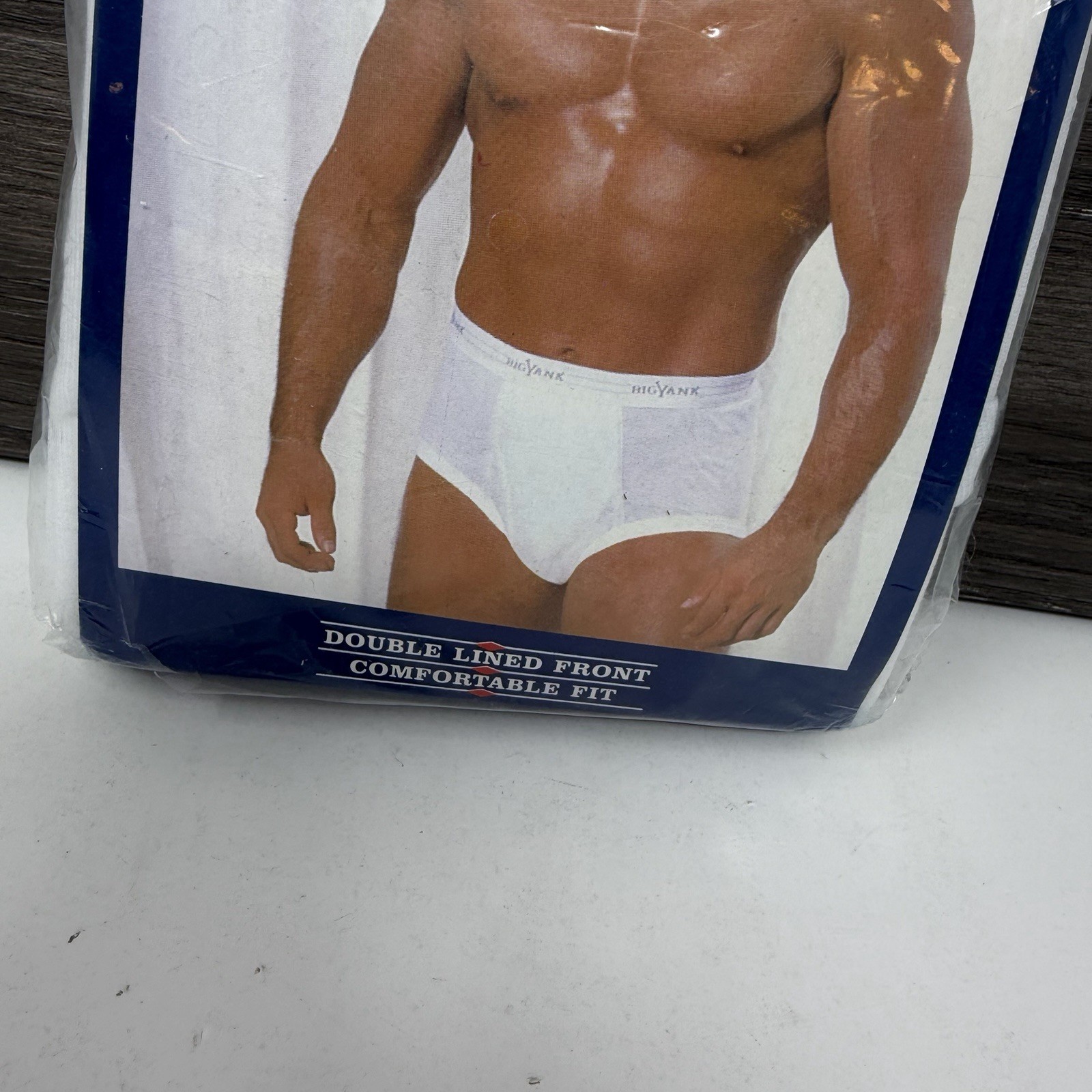 Vintage Big Yank Briefs Men Medium 34-36 White 100% Cotton 90s Tighty Whitey NOS