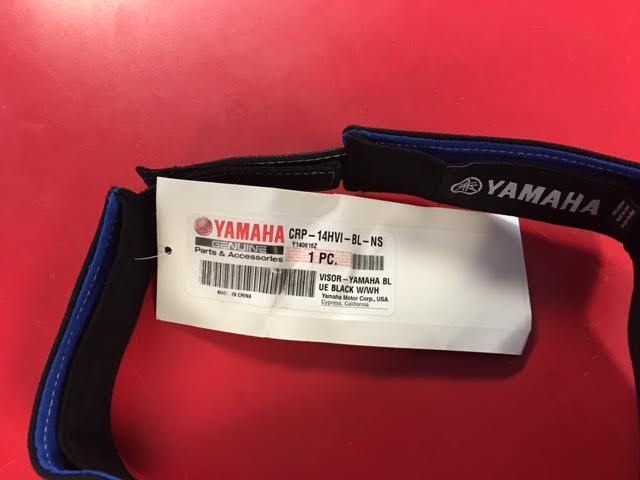 Yamaha Outboards Blue Black Visor Fishing Hat Boating Bass Genuine CRP-14HVI-BL-