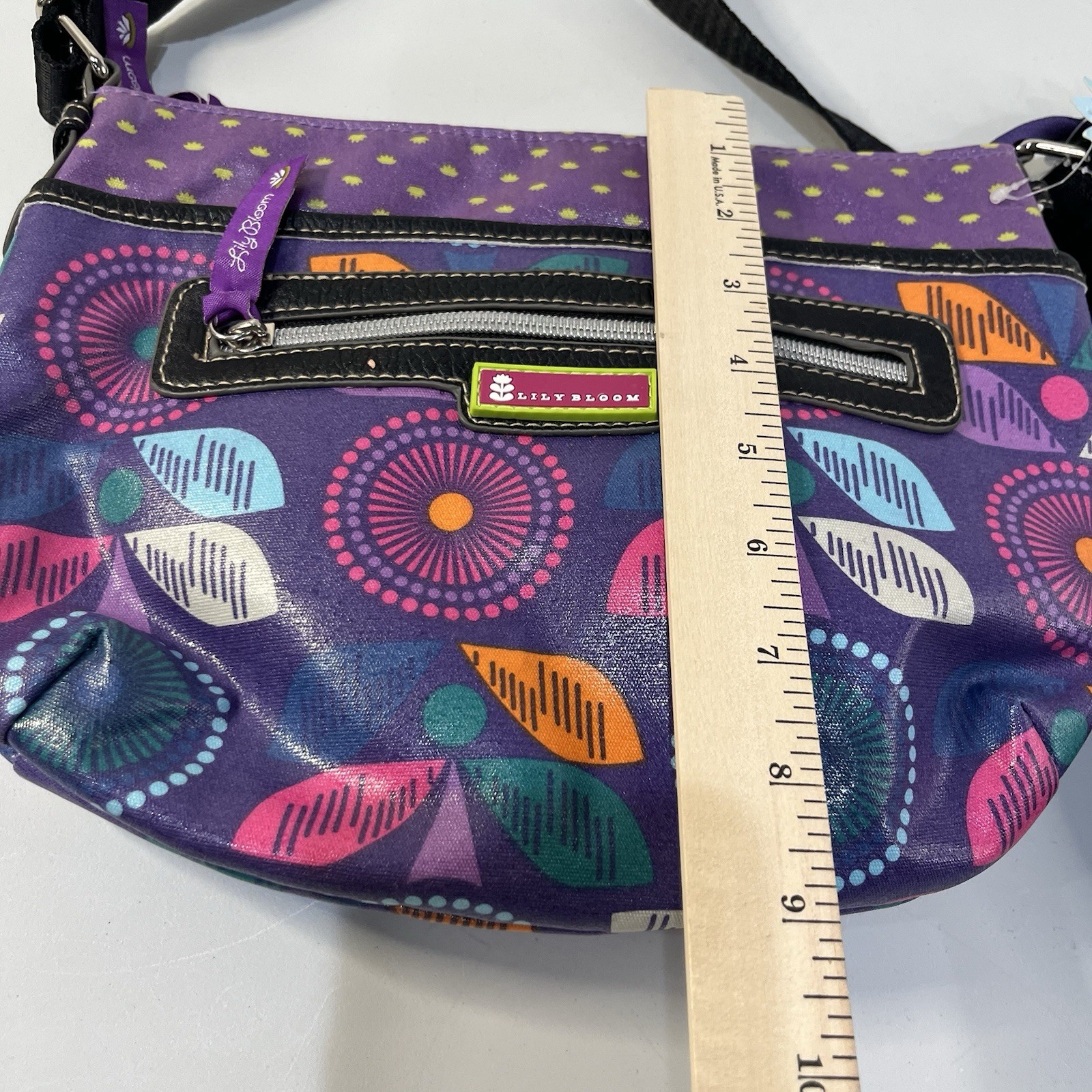 New Lily Bloom Crossbody Bag Eco Friendly Multicolor Handbag Purse Travel