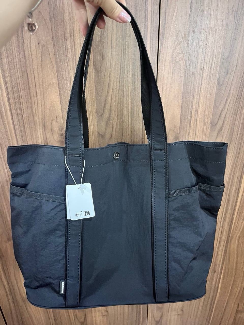 Lululemon Daily Tote – Black Multi – Pocket Gym & Yoga Bag – Brand New with Tags
