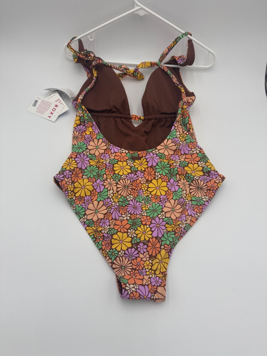 Roxy JR Swimwear One-Piece Swimsuit Honey Size LARGE NWT