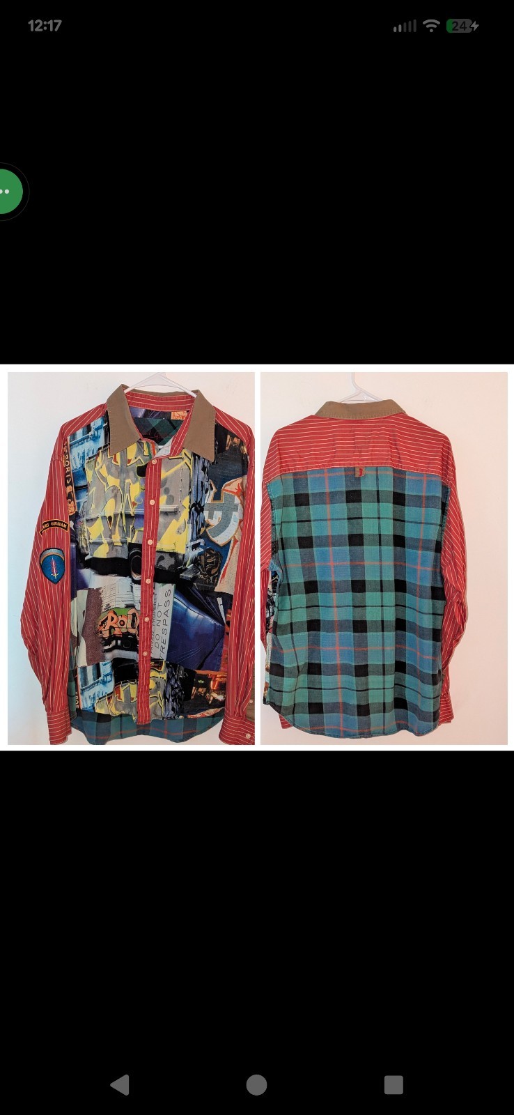 Rare Robert Graham “Do Not Trespass”/Graffiti Style Longsleeve Button Up Shirt