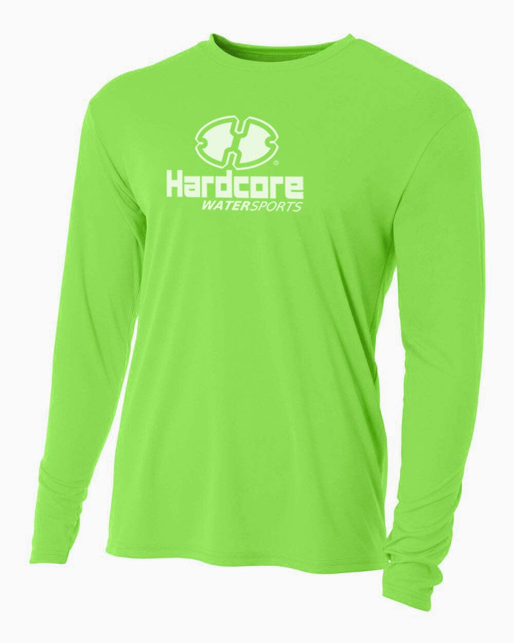Hardcore Men’s Long Sleeve Rash Guard Surf Shirt – Relaxed Fit Swimwear Designed
