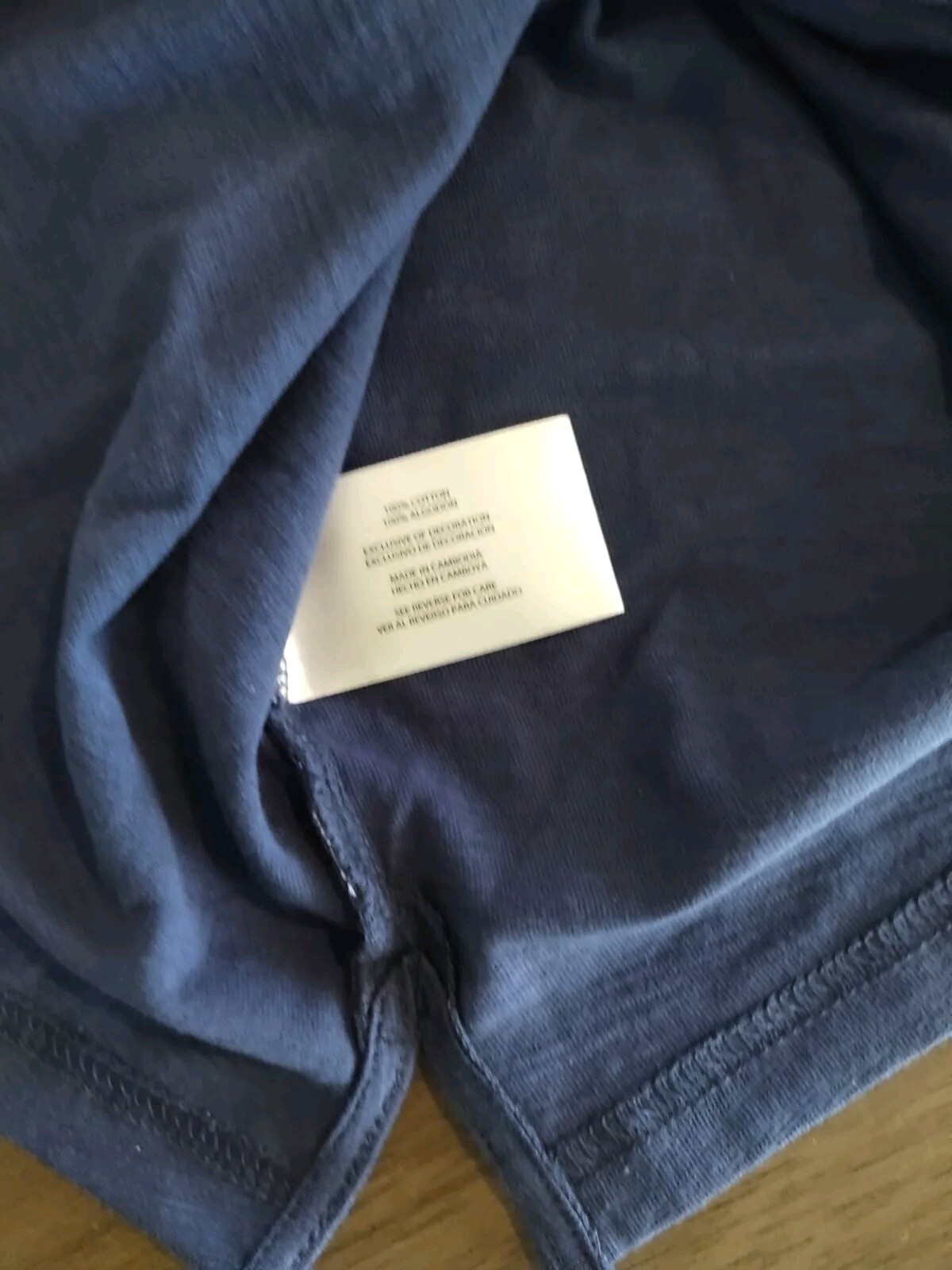 GAP Men’s Soft Slub Henley T-shirt (Size Small) Navy Blue Tee MSRP $34.95