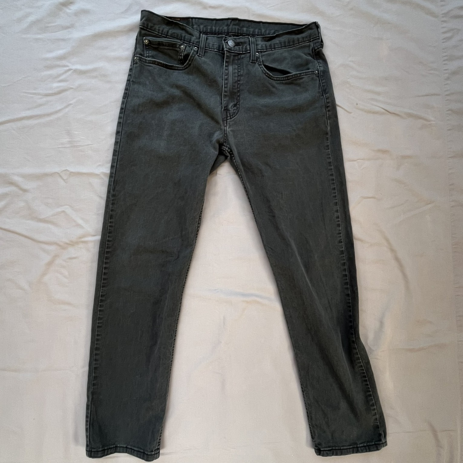 Levi’s 502 Jeans Men’s 34×34 Black Denim Straight Leg