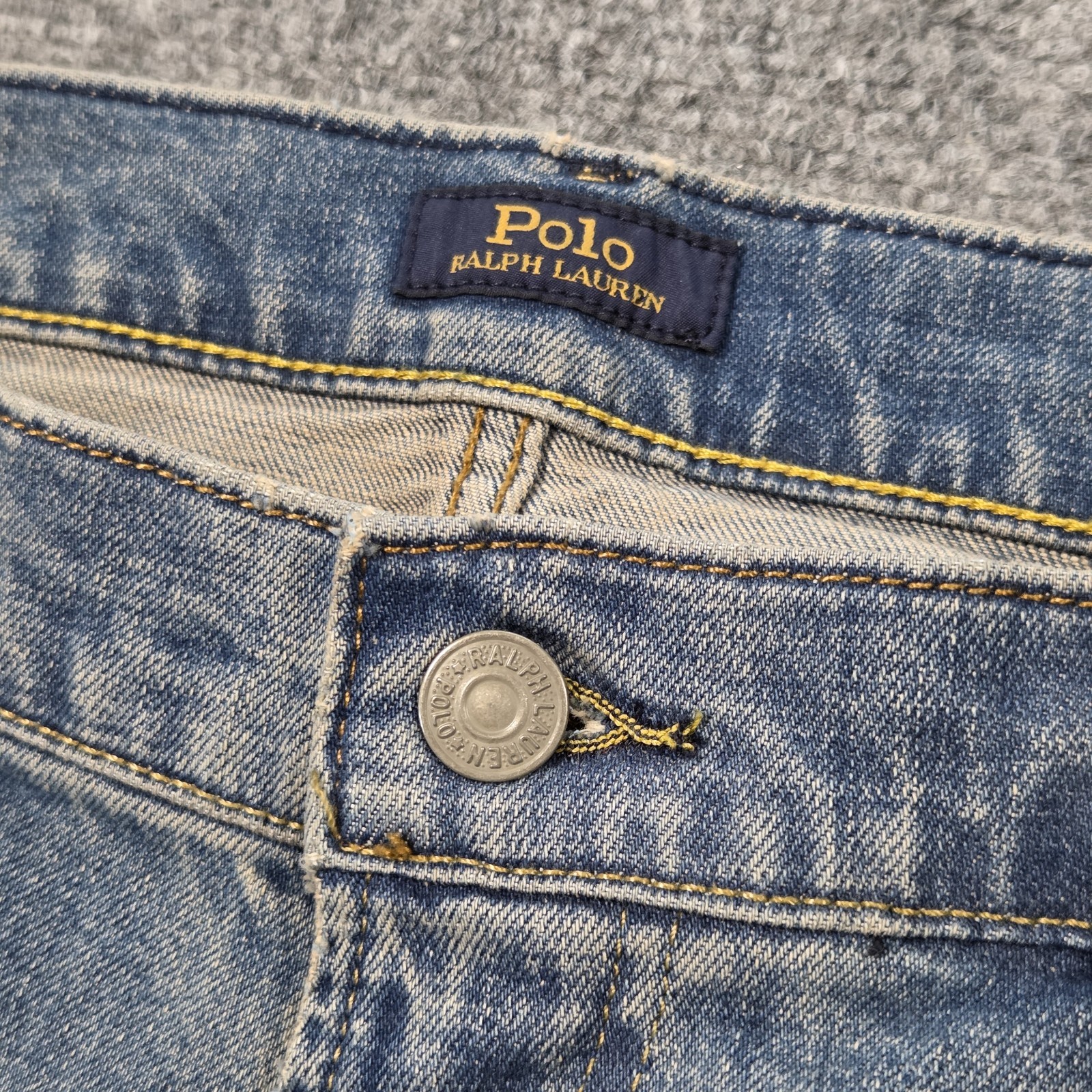 Polo Ralph Lauren Jeans Mens 40×32 The Sullivan Slim Light Blue Stretch Denim