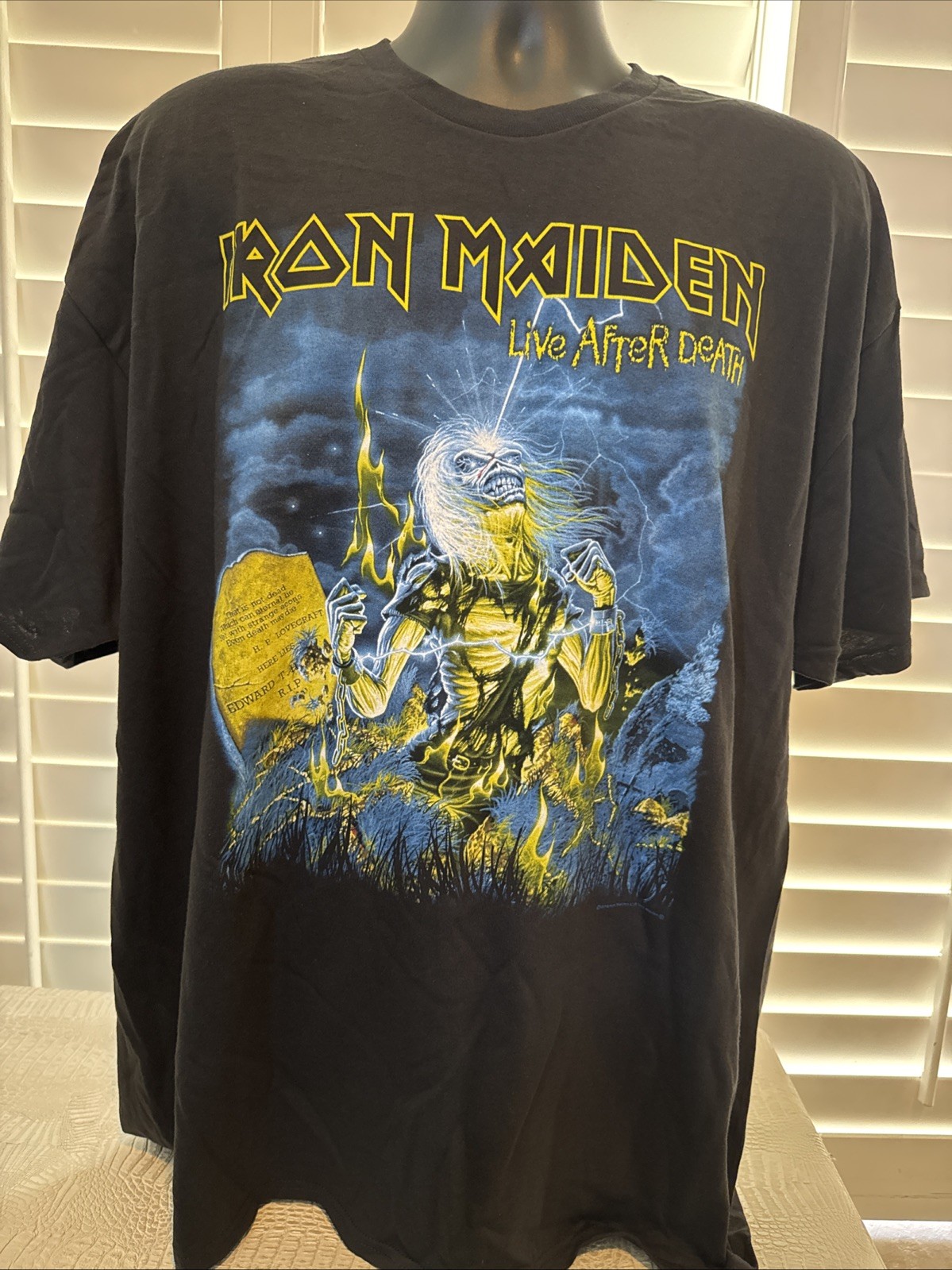 Iron Maiden 2XL Official Live After Death 2019 Tour T-Shirt Mens New