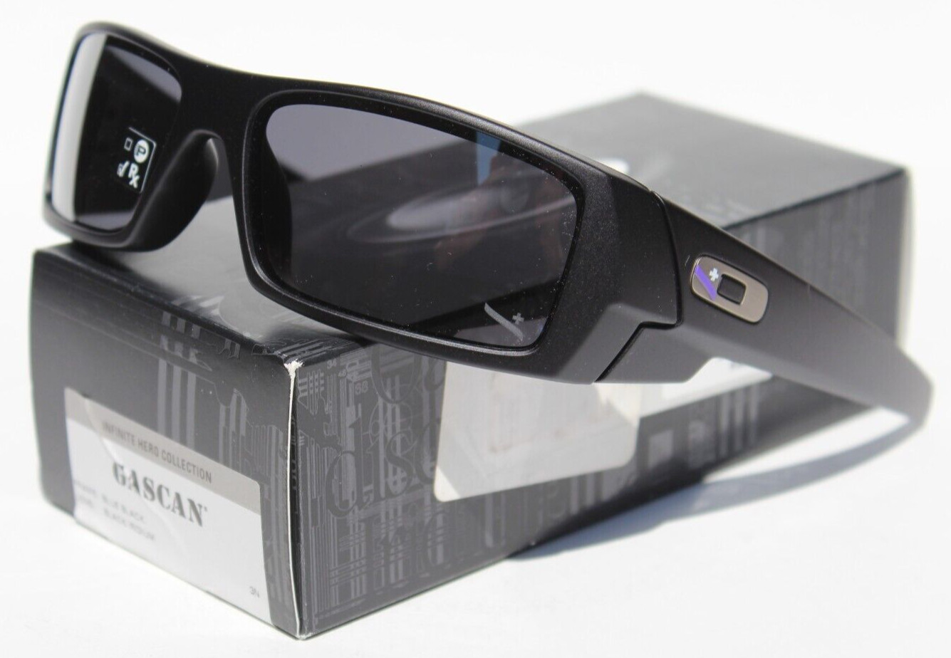 OAKLEY Gascan Sunglasses Infinite Hero Blue Black/Black Iridium OO9014-2760 NEW