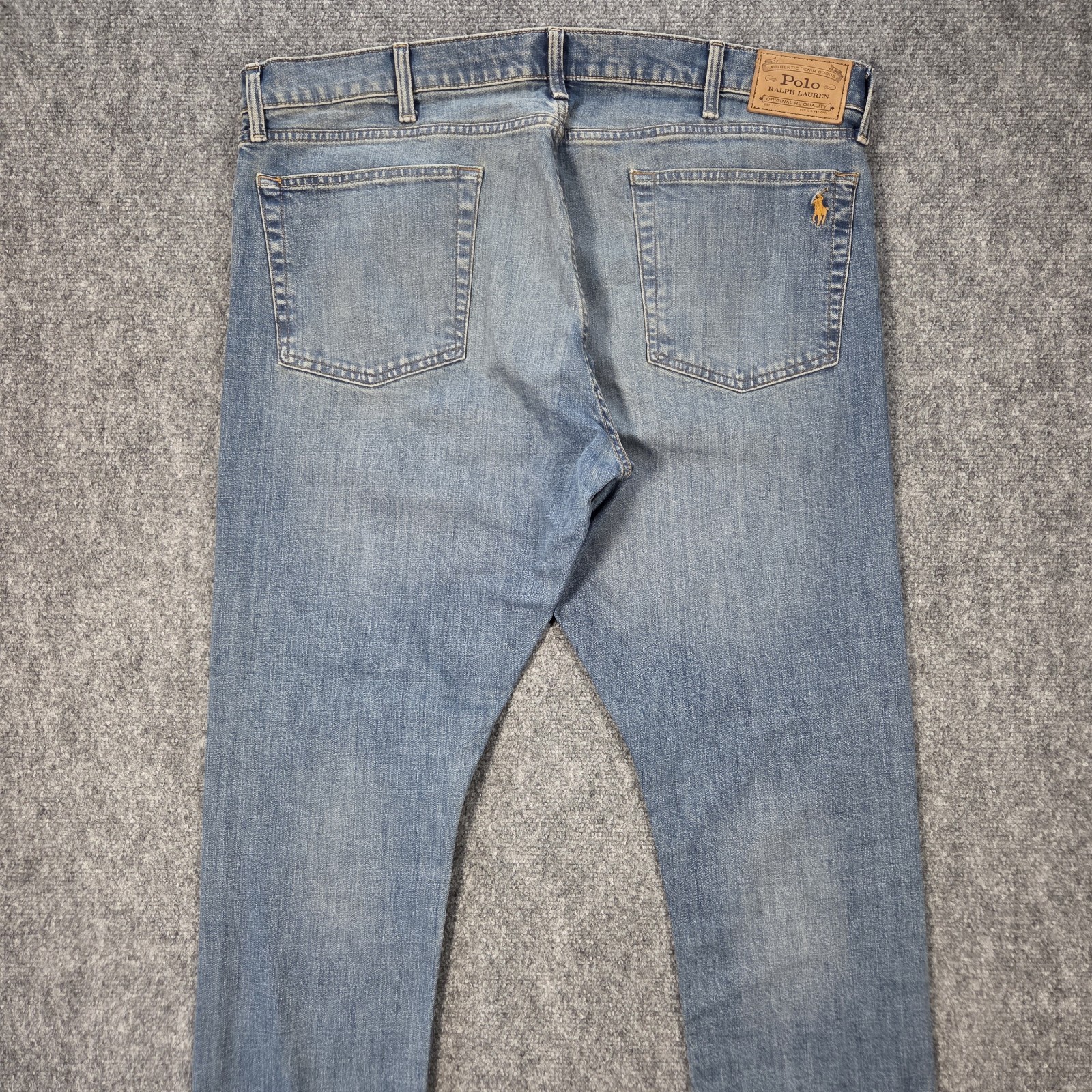 Polo Ralph Lauren Jeans Mens 40×32 The Sullivan Slim Light Blue Stretch Denim