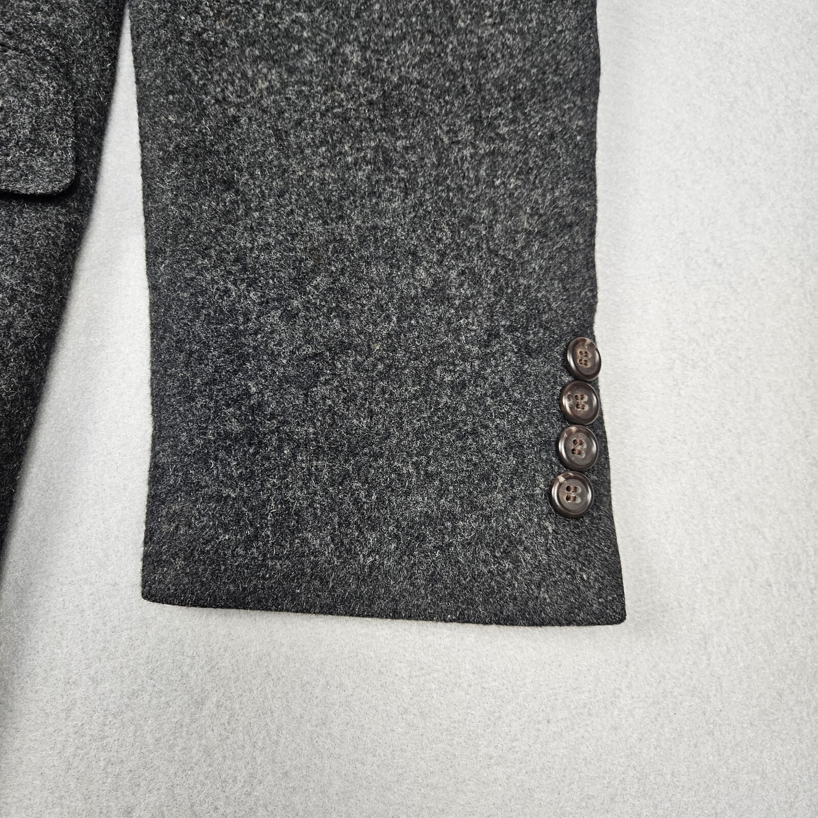 Polo University Club Wool Blazer Men’s 44 Gray 2 Button Single Vented USA