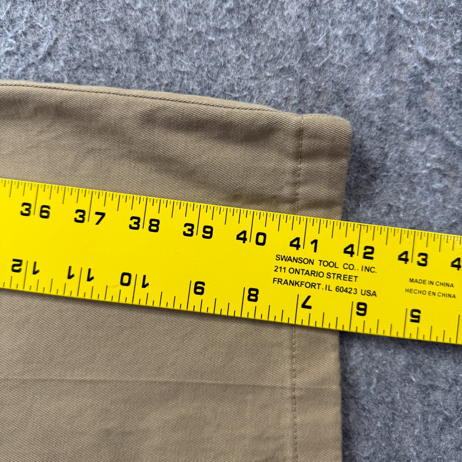 Bill’s Khakis Pants Men 40 x 30 Beige Khaki Classic Fit M2 Flat Front